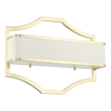 Open Design OR84511 - Nástěnné svítidlo GERDO 2xE14/12W/230V mosaz/bílá