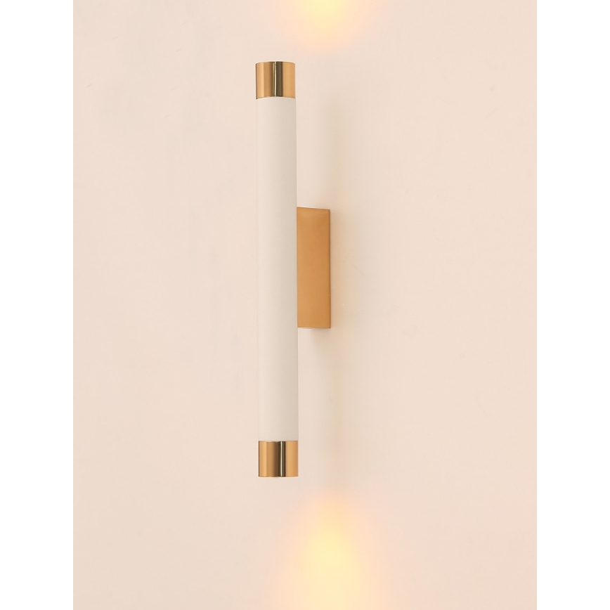 Open Design OR84559 - Nástěnné svítidlo Q 2xG9/3,5W/230V bílá/zlatá