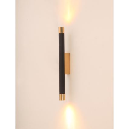 Open Design OR84573 - Nástěnné svítidlo Q 2xG9/3,5W/230V černá/zlatá