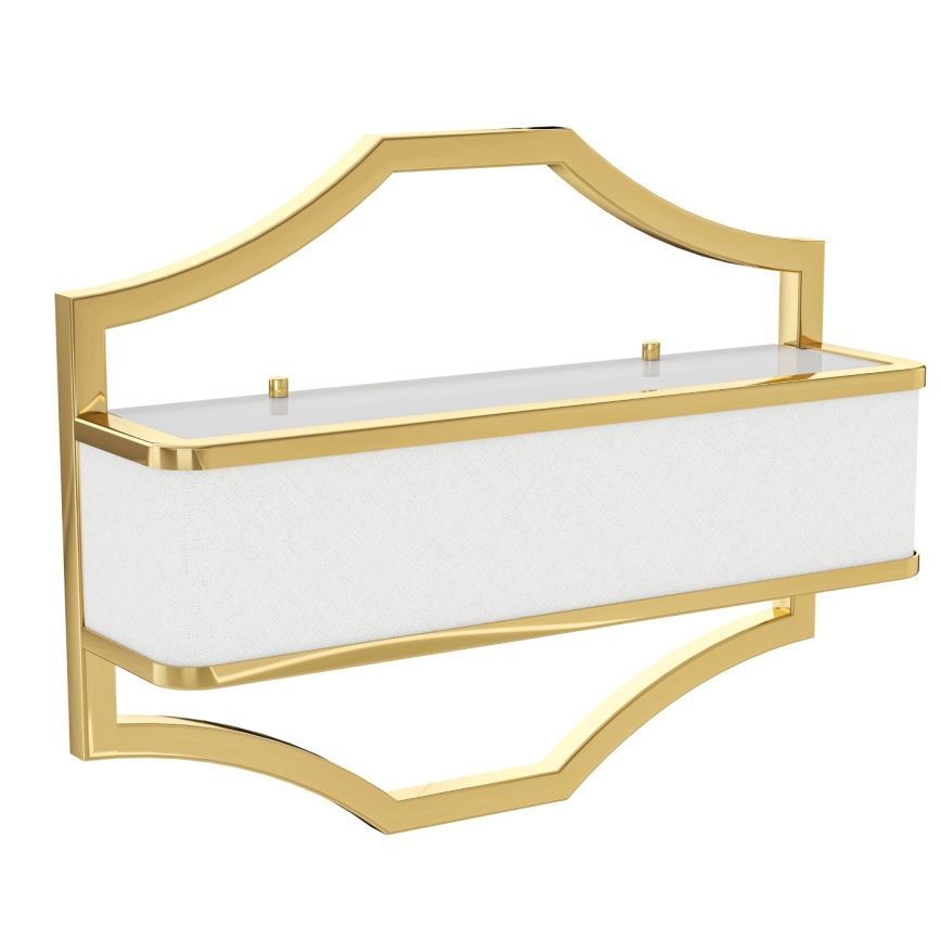 Open Design OR84832 - Nástěnné svítidlo GERDO 2xE14/12W/230V zlatá/bílá