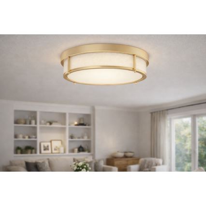 Open Design OR84931 - Stropní svítidlo ROMI 4xE14/12W/230V pr. 50 cm mosaz