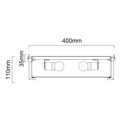 Open Design OR84948 - Stropní svítidlo ROMI 3xE14/12W/230V pr. 40 cm lesklý chrom