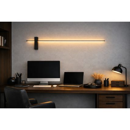 Open Design OR85051 - LED Nástěnné svítidlo BENE LED/10,5W/230V 100 cm černá