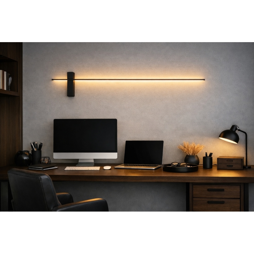 Open Design OR85051 - LED Nástěnné svítidlo BENE LED/10,5W/230V 100 cm černá