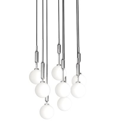 Open Design OR85327 - Lustr na lanku ERO 8xG9/8W/230V lesklý chrom