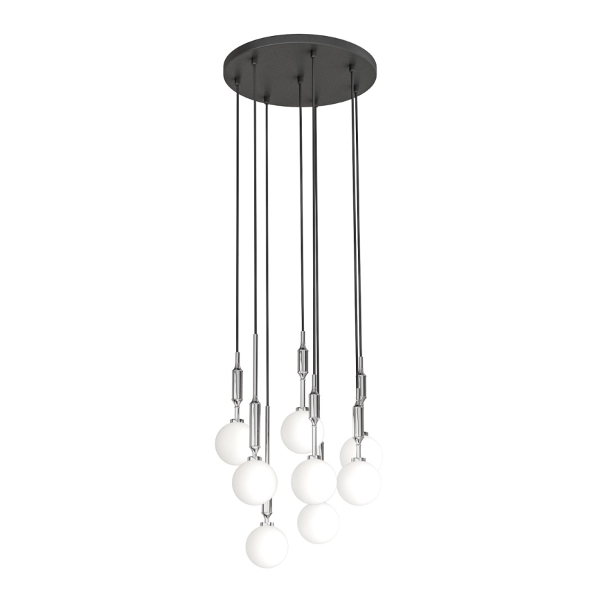 Open Design OR85327 - Lustr na lanku ERO 8xG9/8W/230V lesklý chrom