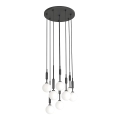 Open Design OR85341 - Lustr na lanku ERO 8xG9/8W/230V černá