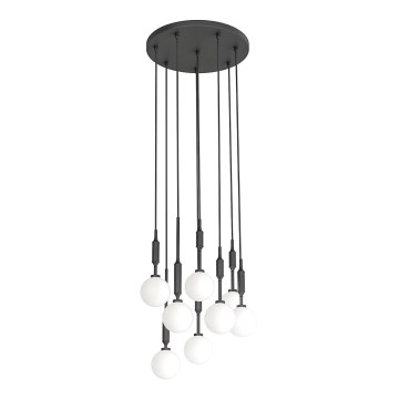 Open Design OR85341 - Lustr na lanku ERO 8xG9/8W/230V černá