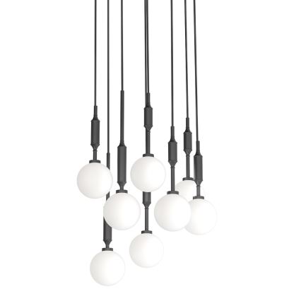 Open Design OR85341 - Lustr na lanku ERO 8xG9/8W/230V černá