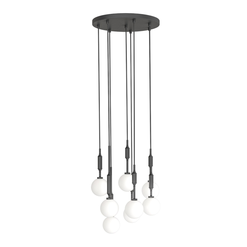 Open Design OR85341 - Lustr na lanku ERO 8xG9/8W/230V černá