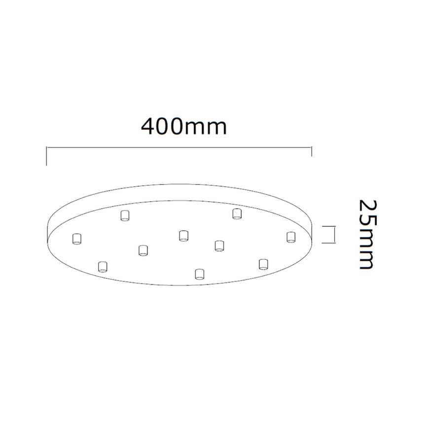 Open Design OR85358 - Lustr na lanku ERO 10xG9/8W/230V lesklý chrom