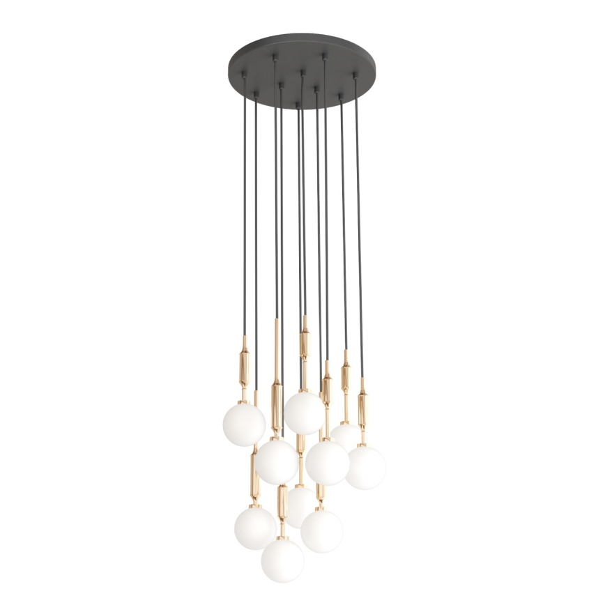 Open Design OR85365 - Lustr na lanku ERO 10xG9/8W/230V zlatá