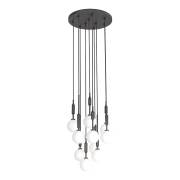 Open Design OR85372 - Lustr na lanku ERO 10xG9/8W/230V černá