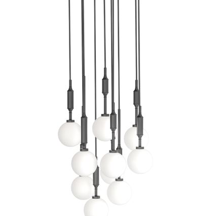 Open Design OR85372 - Lustr na lanku ERO 10xG9/8W/230V černá