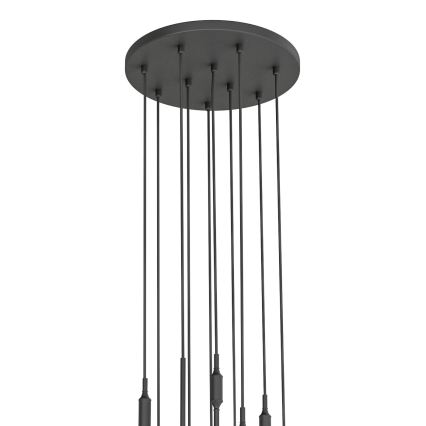 Open Design OR85372 - Lustr na lanku ERO 10xG9/8W/230V černá