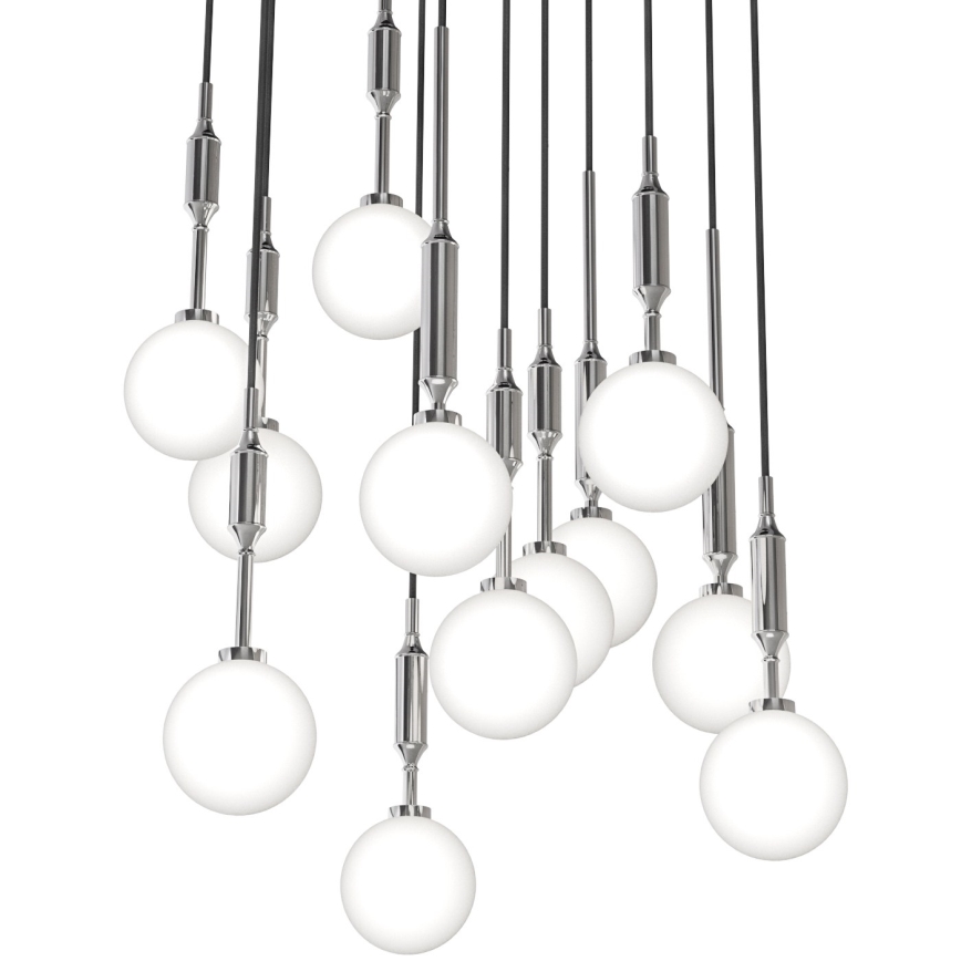 Open Design OR85389 - Lustr na lanku ERO 12xG9/8W/230V lesklý chrom