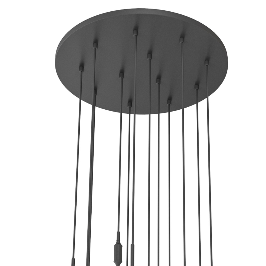 Open Design OR85402 - Lustr na lanku ERO 12xG9/8W/230V černá