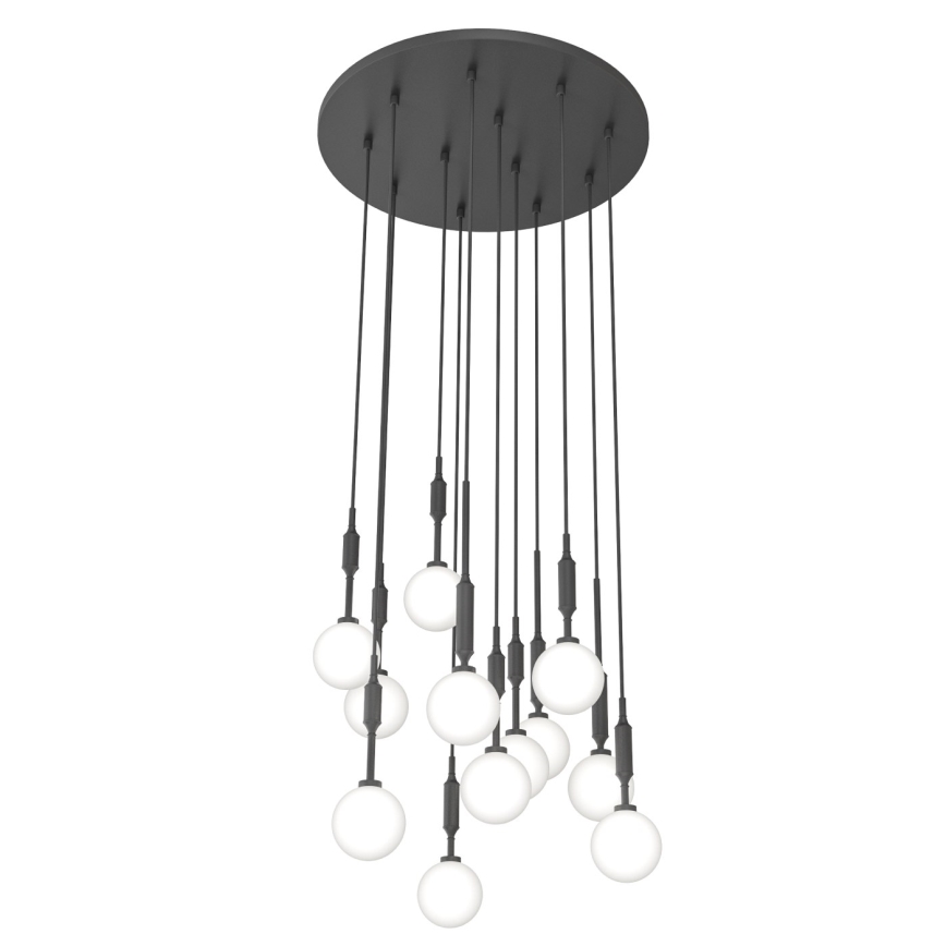 Open Design OR85402 - Lustr na lanku ERO 12xG9/8W/230V černá