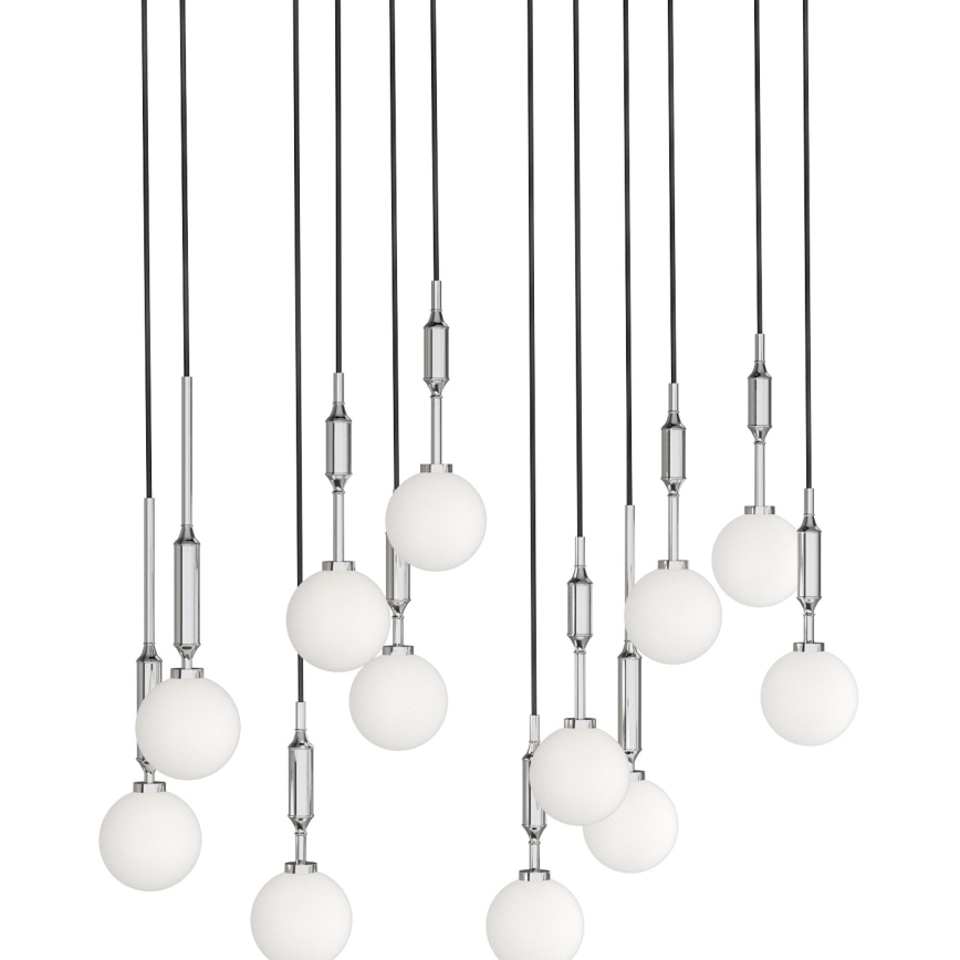 Open Design OR85440 - Lustr na lanku ERO 12xG9/8W/230V lesklý chrom