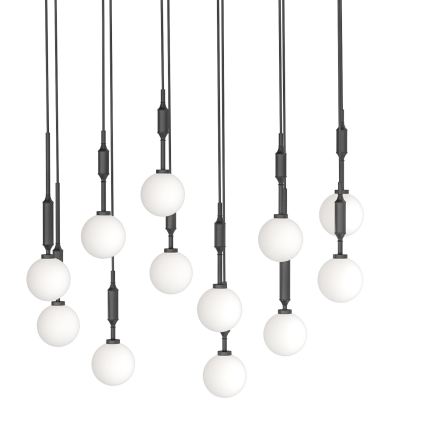 Open Design OR85464 - Lustr na lanku ERO 12xG9/8W/230V černá