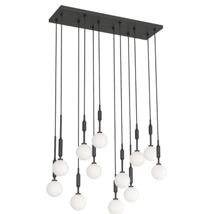 Open Design OR85464 - Lustr na lanku ERO 12xG9/8W/230V černá