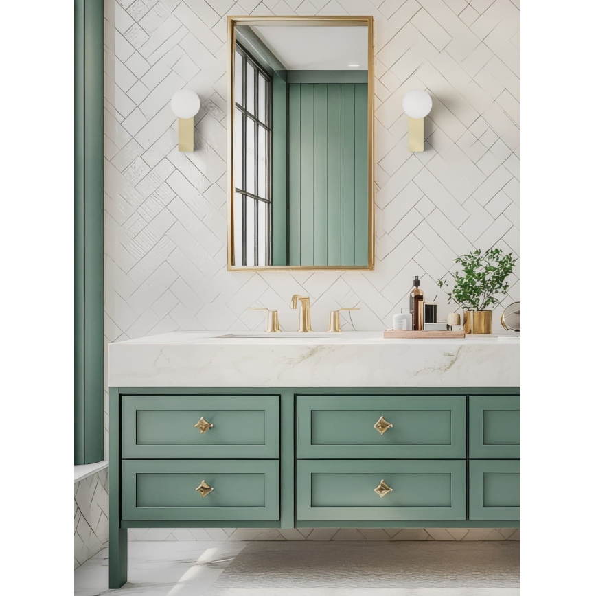 Open Design OR85532 - Koupelnové nástěnné svítidlo BOLETTA 1xG9/8W/230V IP44 mosaz