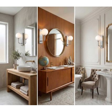 Open Design OR85594 - Koupelnová nástěnná lampa ERO 1xG9/9W/230V IP44 lesklý chrom