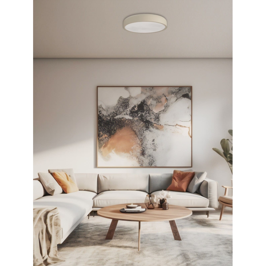 Open Design OR85938 - LED Stropní svítidlo CEDRONE LED/14W/230V 3000/4500/6500K pr. 22 cm béžová
