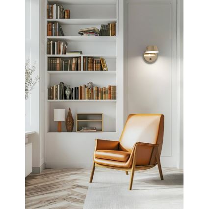 Open Design OR86539 - LED Nástěnná lampa TIMO LED/6W/230V 3000/4500/6500K mosaz