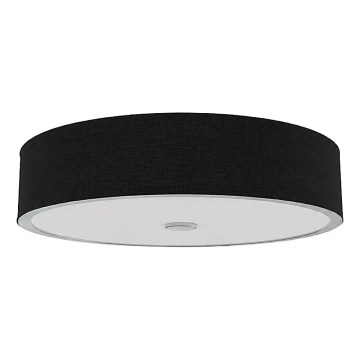 Open Design OR86560 - Stropní svítidlo ZALINDRO 4xE27/15W/230V pr. 54,5 cm černá/lesklý chrom