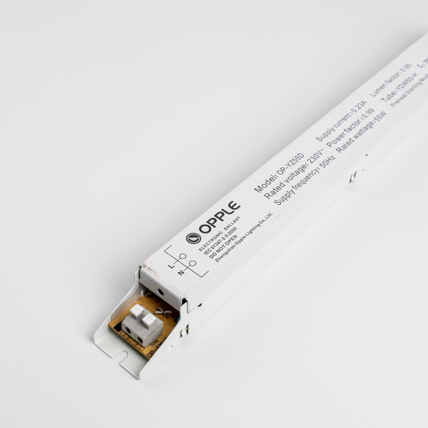 OPPLE 03309 - Elektrický předřadník pro zářivku PLH V2.0 55W YZ 55D