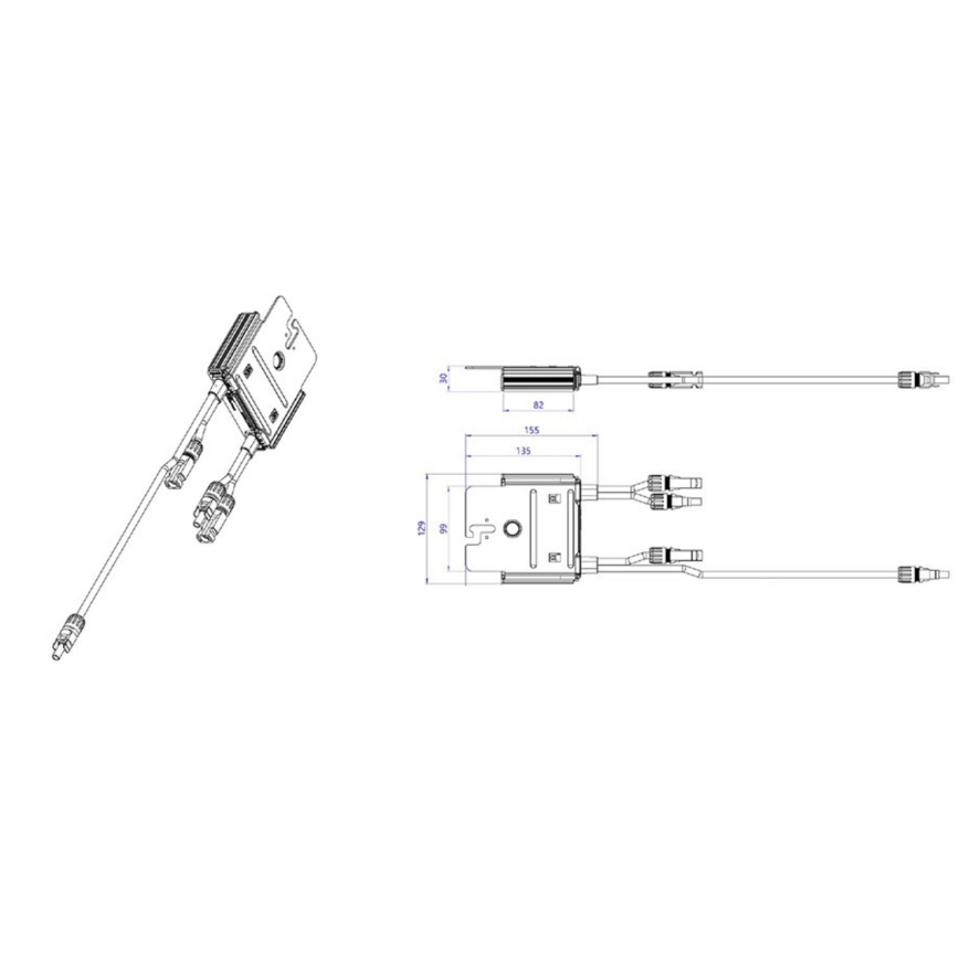 Optimizér SolarEdge S500-1GM4MRM (MC4) na panely do 500W