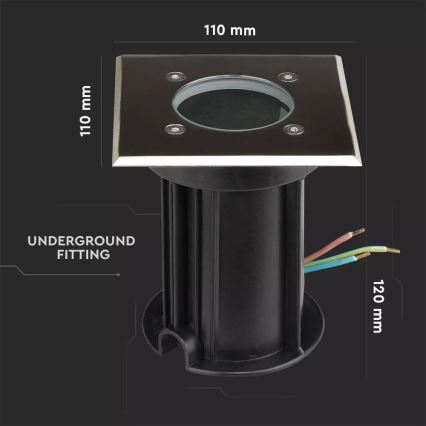 Orientační svítidlo 1xGU10/35W/230V IP65