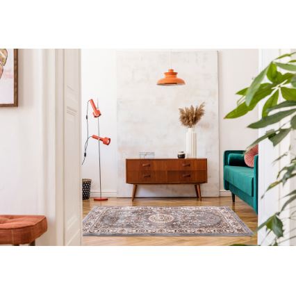 Orientální koberec DUBAI 80x150 cm 2300 g/m2 šedá