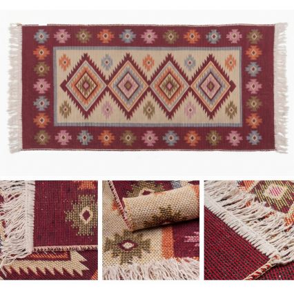 Orientální koberec KILIM 80x150 cm červená