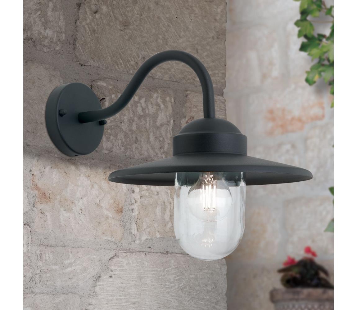 Orion AL 11-1313 - Venkovní nástěnná lampa EDWARD 1xE27/60W/230V IP44 antracit AL 11-1313 anthrazit