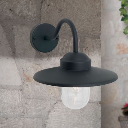 Venkovní nástěnná lampa EDWARD 1xE27/60W/230V IP44 antracit