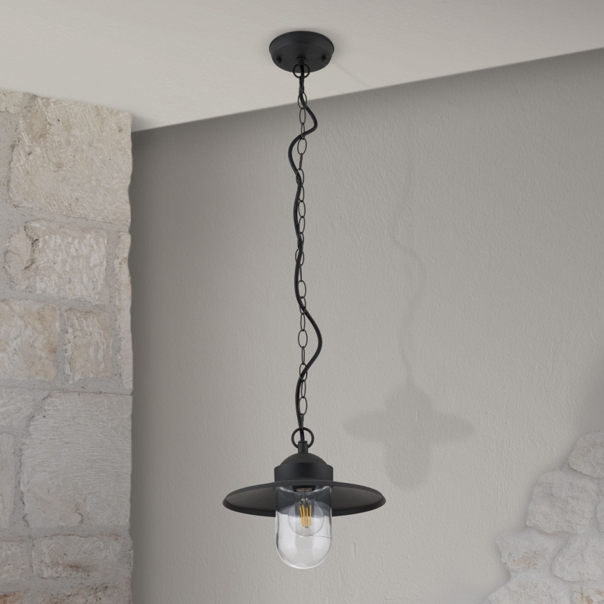 Venkovní závěsné svítidlo EDWARD 1xE27/60W/230V IP44 antracit