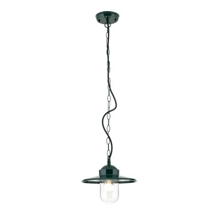 Venkovní závěsné svítidlo EDWARD 1xE27/60W/230V IP44 zelená