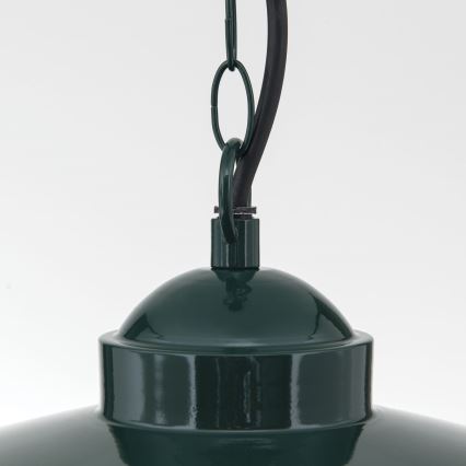 Venkovní závěsné svítidlo EDWARD 1xE27/60W/230V IP44 zelená