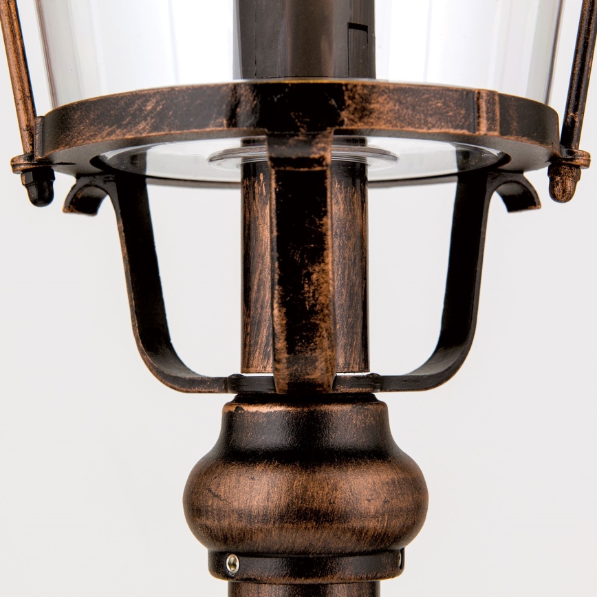 Venkovní lampa KENZO 1xE27/100W/230V IP44 bronz/patina