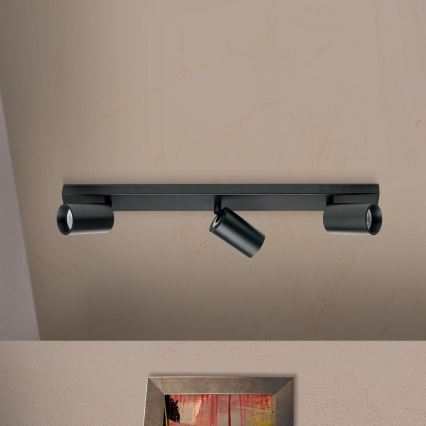 Bodové svítidlo SEAN 3xGU10/13W/230V černá