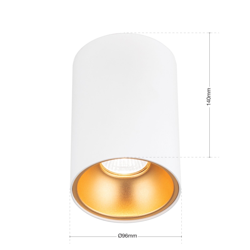 Bodové svítidlo STARLIGHT 1xGU10/50W/230V bílá/zlatá