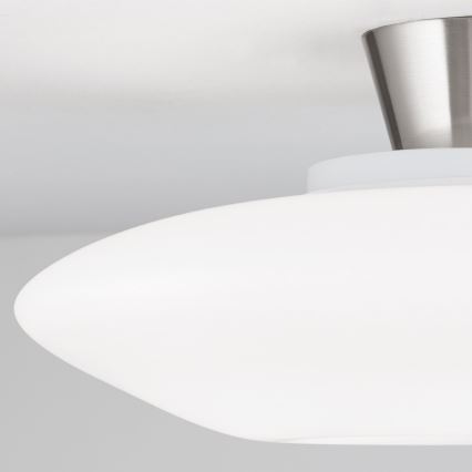 Stropní svítidlo BLANC 2xE27/60W/230V pr. 49 cm matný chrom