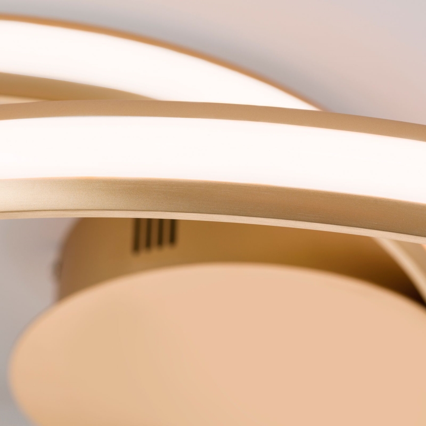 LED Stmívatelné stropní svítidlo CIRCUS LED/30W/230V zlatá
