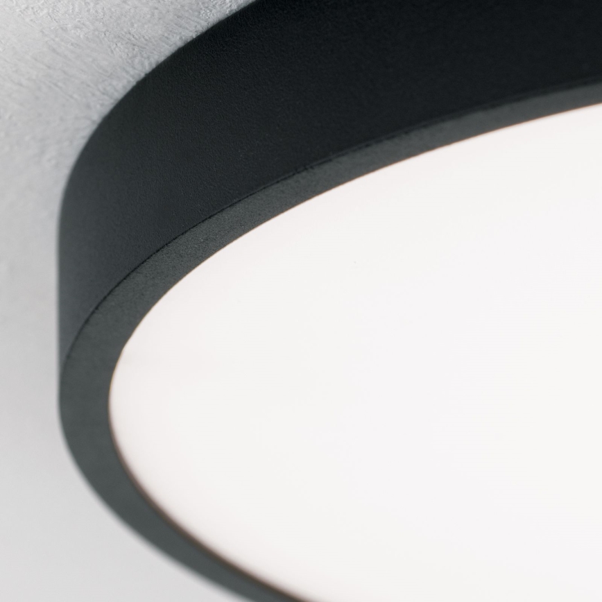 LED Stropní svítidlo BULLY LED/28W/230V pr. 28 cm černá