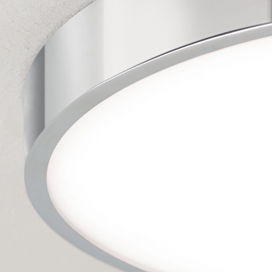 LED Stropní svítidlo BULLY LED/28W/230V pr. 28 cm lesklý chrom