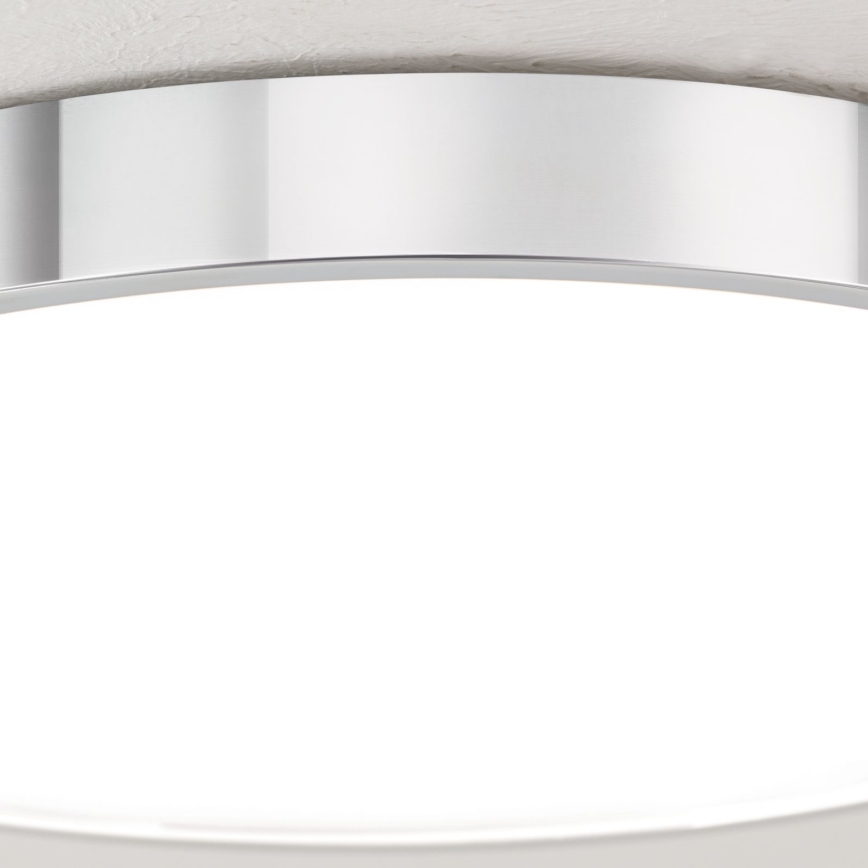 LED Stropní svítidlo BULLY LED/28W/230V pr. 28 cm lesklý chrom