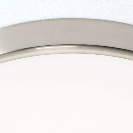 LED Stropní svítidlo BULLY LED/28W/230V pr. 28 cm matný chrom