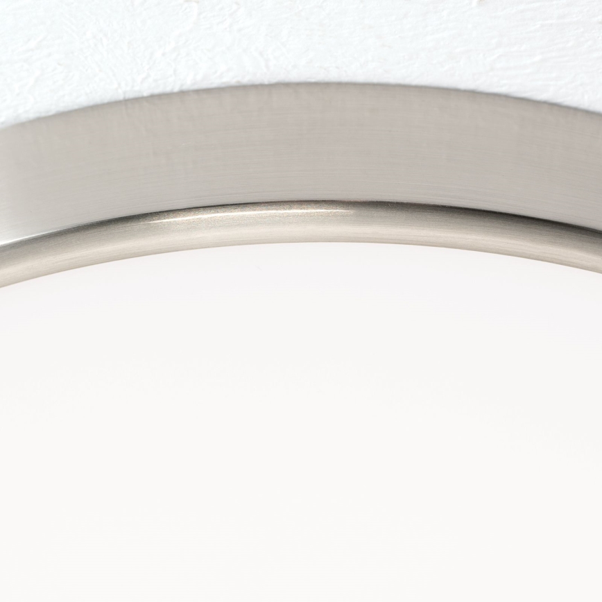 LED Stropní svítidlo BULLY LED/28W/230V pr. 28 cm matný chrom